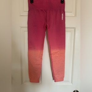 BRAND NEW gym shark ombré leggings